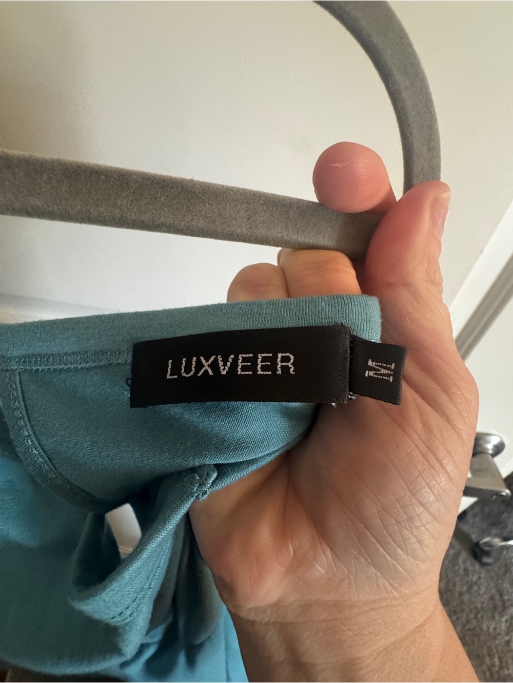 Luxveer cross back strap wide leg jumpsuit.